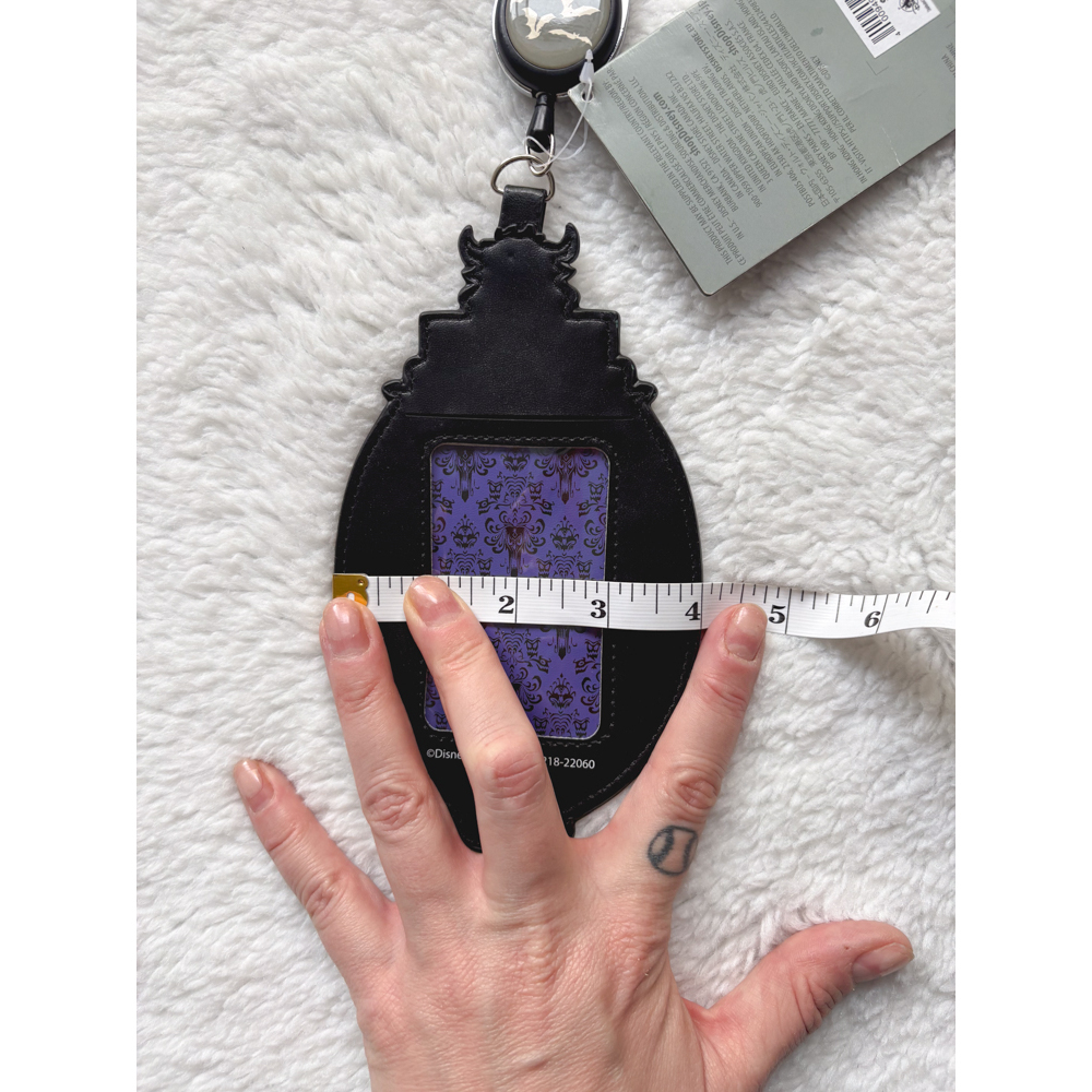 Disney Parks Haunted Mansion Retractable ID Holder Badge Reel Disneyland NWT - Picture 3 of 5